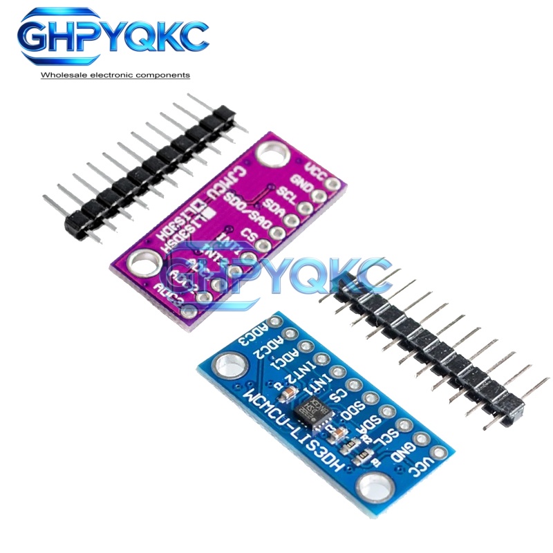Sensor Kit Arduino - GHPYQKC LIS3DH LIS3DSH 高解像度三軸加速度計モジュール 3 軸加速度センサーボード