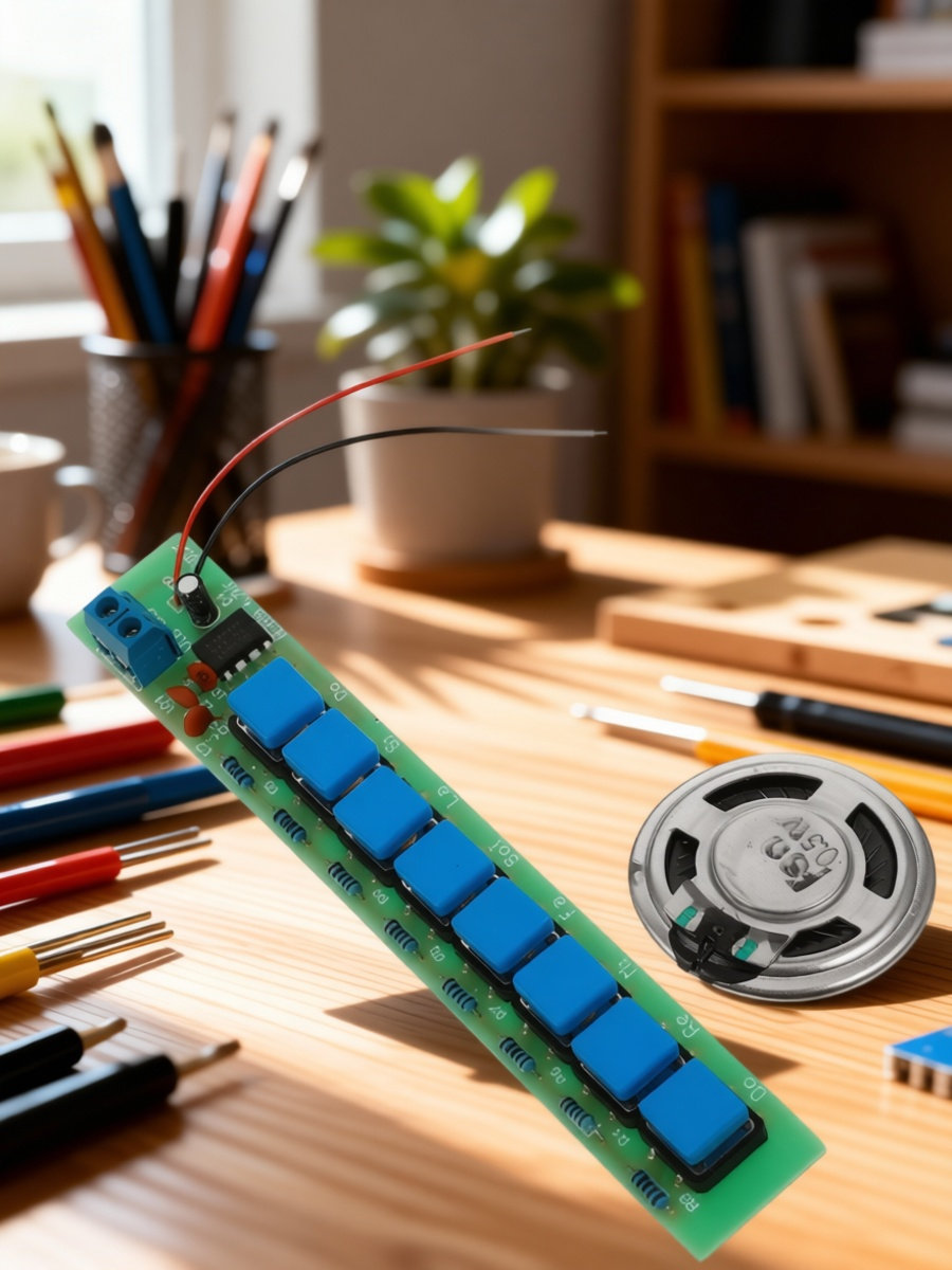 Electronics Project Kit - NE555電子ピアノDIYキット – 電子工作学習や音響プロジェクト用の8音階はんだ付け回路キット