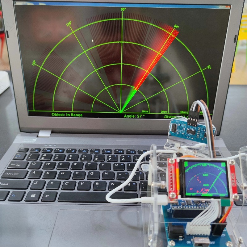 Sensor Kit Arduino - Arduinoプログラミングセンサーロボット用DIY超音波レーダースキャニングキット