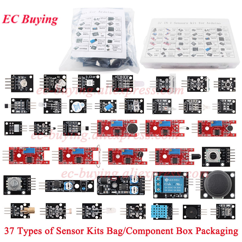 37 in 1 センサーモジュール 37キット スターターキ - Esp32 Smart Home Kit のレビューと価格