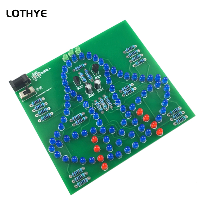 Dc 3-5v ledライトスイング風チャイム研究所diy電 - Electronics Project Kit のレビューと価格