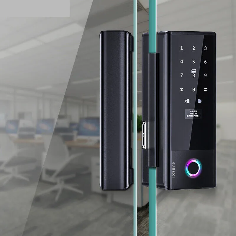 Ttlock Ble ガラスドアロック スマートガラスデッド - Smart Door Lock Wifi のレビューと価格