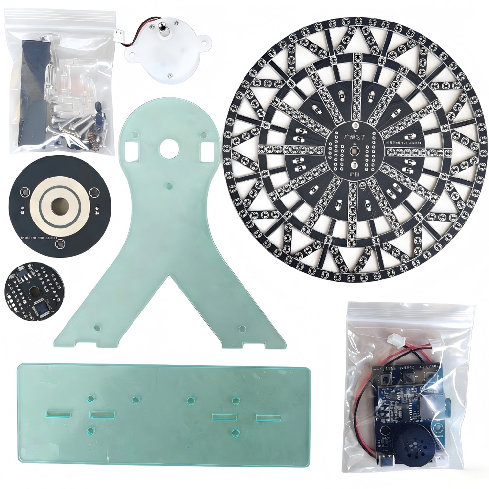 DIY電子キット LEDライト付きミュージカル観覧車 DIY - Electronics Project Kit のレビューと価格