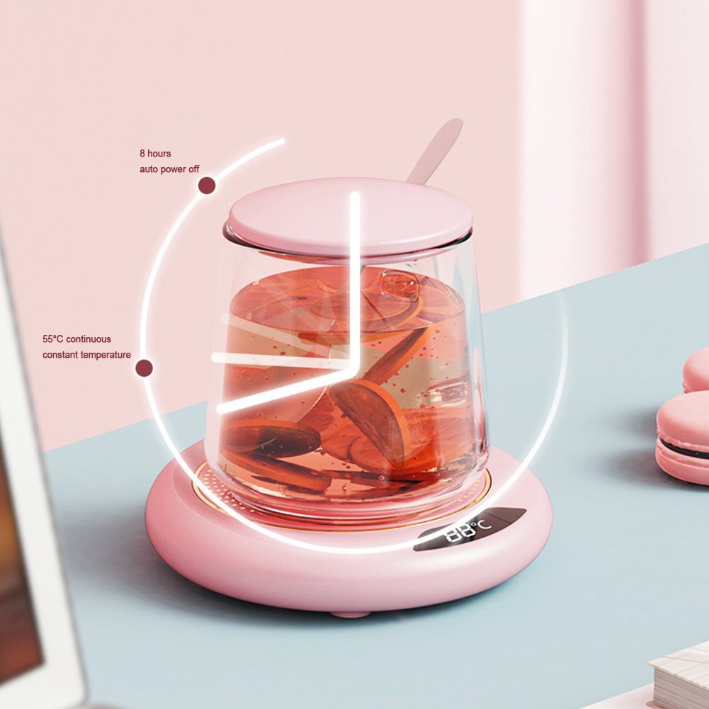 スマート電気カップウォーマーポータブルコーヒーマグ加熱プレー - Wifi Thermostat のレビューと価格