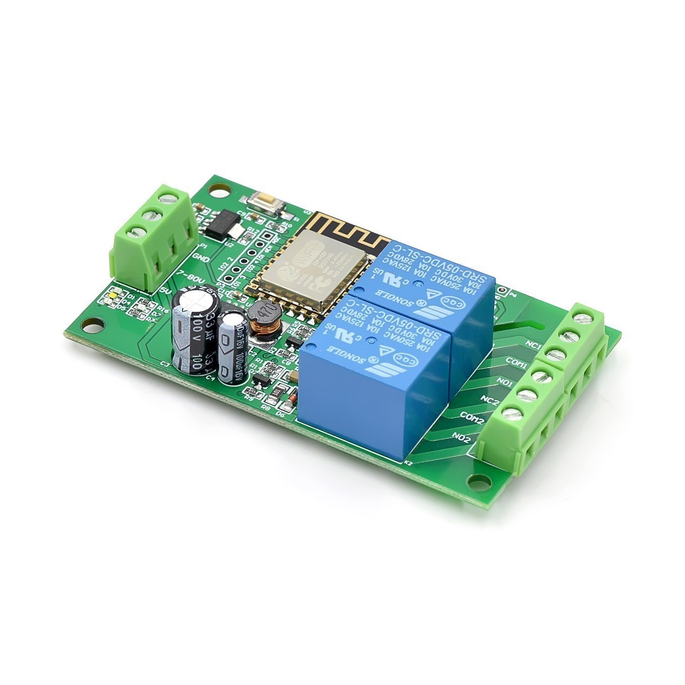 ESP8266 ワイヤレス WIFI リレーコントローラモジ - Esp8266 Relay Module のレビューと価格