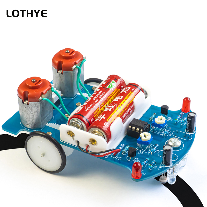 インテリジェントトラッキング付き電子キット,自動誘導,車のロ - Electronics Project Kit のレビューと価格