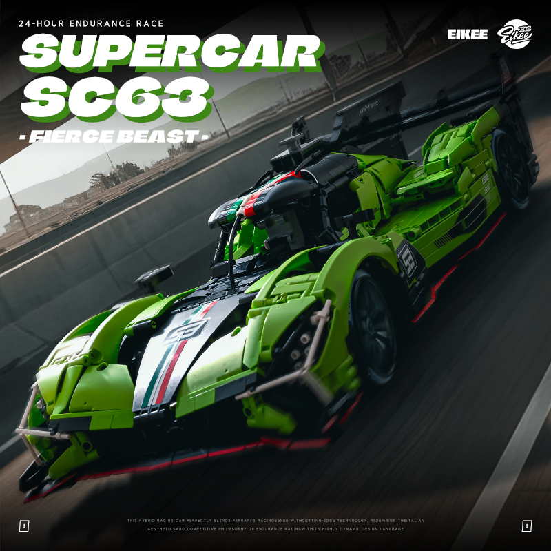 MOC ランボルギーニ SC63 WEC & IMSA チャ - Stem Robotics Kit のレビューと価格